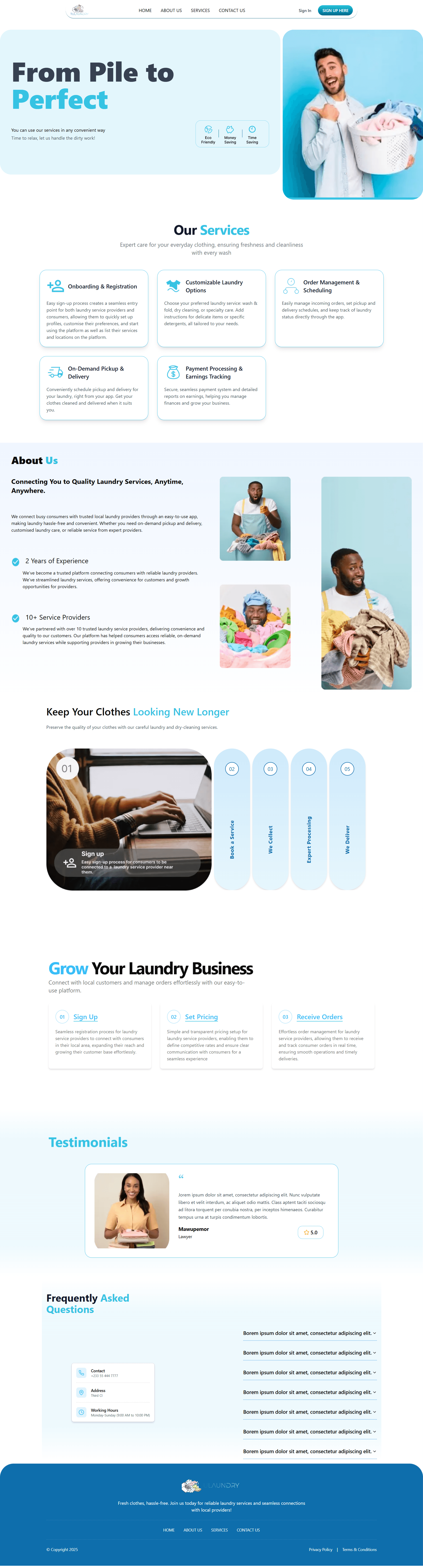 Laundry Service Platform