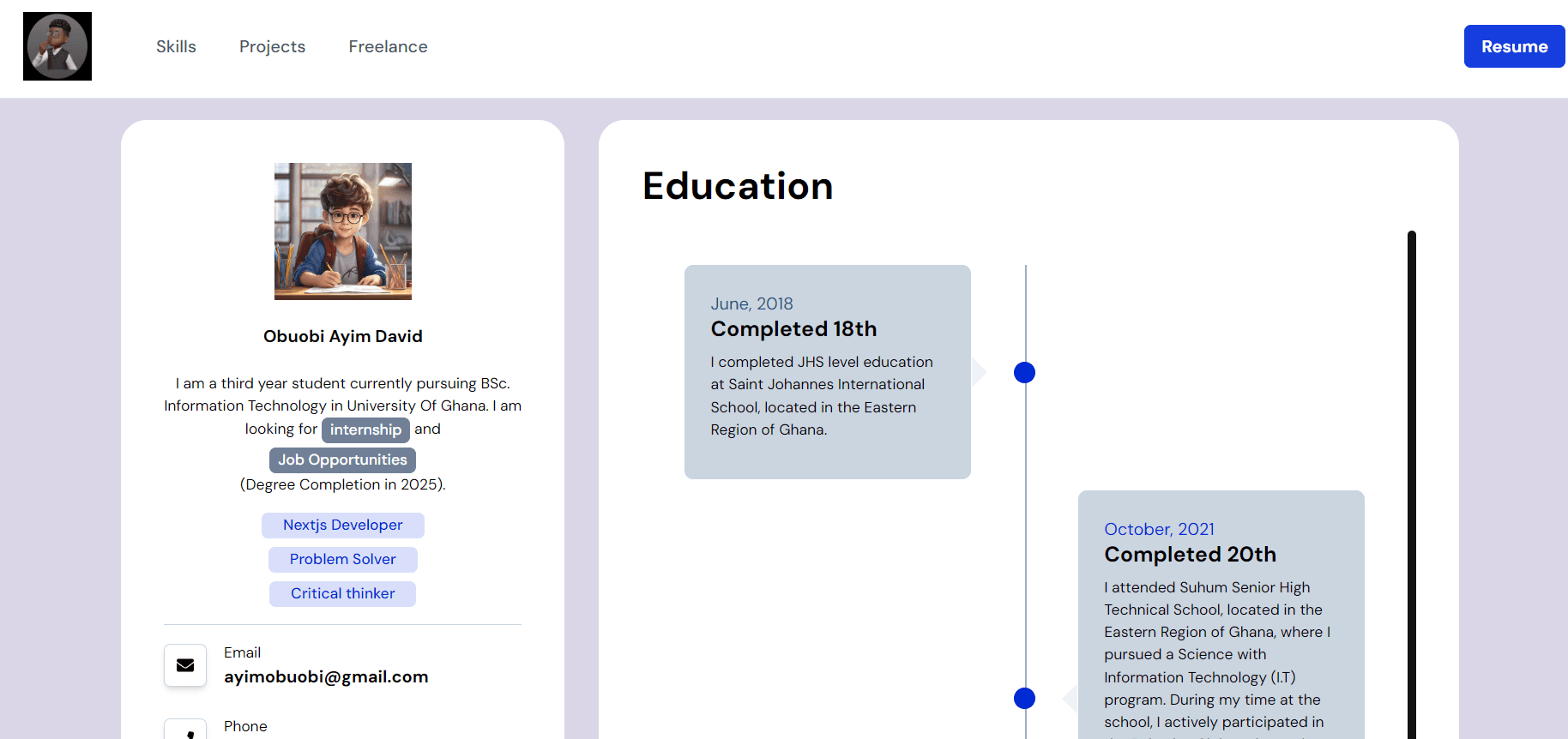 My First Portfolio